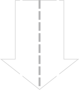 South-oriented road segment with two lanes.